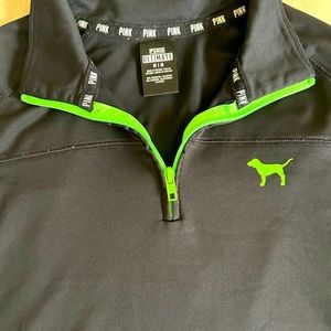 PINK 1/4 zip pullover